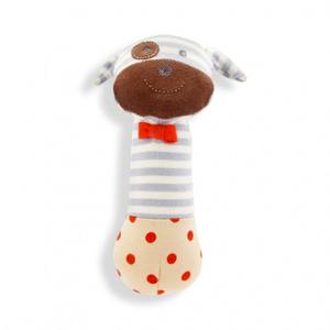 Hochet Squeaker Organic Farm Buddies Chien Boxer - Jouets Bio Apple