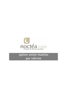 Option jumelage par Velcros pour matelas