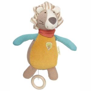 Peluche musicale Bio Lion 20 cm Sigikid - Peluche musicale Coton Bio