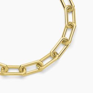 Collier Lyre Acier Jaune