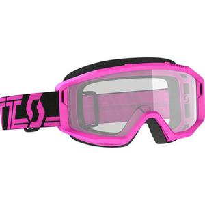 Scott Primal Clear Lunettes de Motocross noir/rose