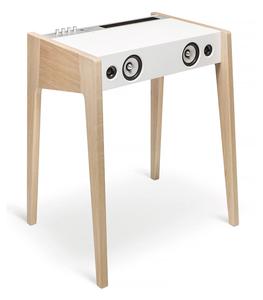 La Boite concept - Enceinte haute-fidélité LD130 CS en chêne massif - Blanc