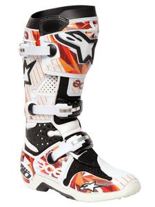 Kit déco ACE pour Bottes ALPINESTARS TECH 10 Orange Rouge 11 à 14