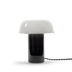 CELINE N°2-Lampe à poser Grès/Porcelaine H21cm Noir