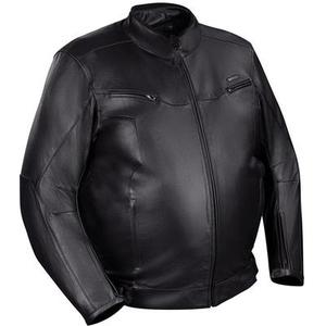 Bering Gringo Veste de cuir de moto grande taille, noir, taille L