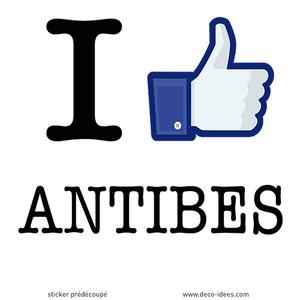 Sticker I LIKE ANTIBES