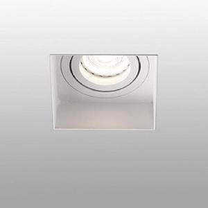 HYDE-Spot encastrable carré orientable avec porte-lampe L8,2cm Blanc
