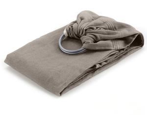 NEOBULLE Sling Echarpe de Portage Tissée avec Anneaux Coton Bio Beige Sable