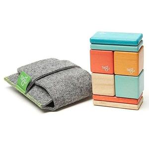 Cubes en bois Magnétiques Tegu Pocket Pouch Sunset - Jouets en bois