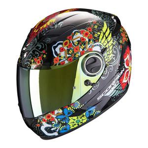 Casque intégral route Scorpion 2020 EXO-490 Divina - Noir Rouge Bleu Caméléon 57/58 - M