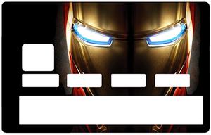 Sticker pour carte bancaire, Tribute to Iron Man