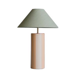 OMBRELLINA-Lampe à poser Céramique/Coton H50cm Vert