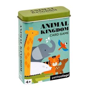 Jeu de cartes Animal Kingdom boîte Métal Petitcollage - Memory