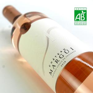 Vin rosé bio château margüi de george lucas