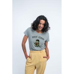 T-shirt Femme - Avocat Kedavra - Gris Chiné - Taille S