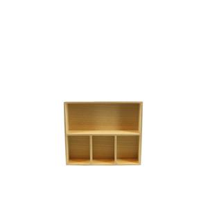 RANGEMENT DE BUREAU EN BOIS 4 COMPARTIMENTS