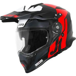 Just1 J34 Pro Tour Casque de motocross, noir-rouge, taille XS