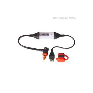 OPTIMATE Charge Adapt adaptateur Motorcycle Socket Plug 90 à USB (No.104)