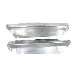 Paire de cache carter acier chromأ Peugeot 103 HP / TSM / TSMR