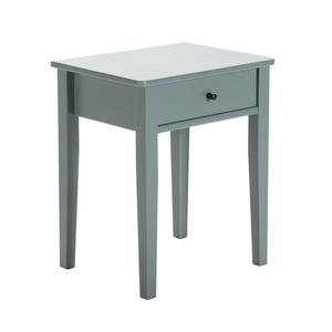 COLINA - Chevet 1 Tiroir MDF et Pin Coloris Vert Pétrole