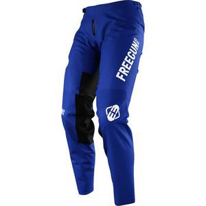 Freegun Devo Pantalon de motocross pour enfants, bleu, taille 6/7 pour Des gamins