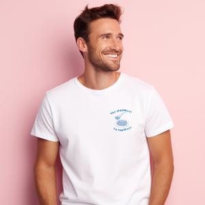 T-shirt Homme - Eat Spaghetti To Forgetti - Blanc - Taille XXL