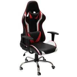 Gaming - fauteuil de bureau avec piétement chromé