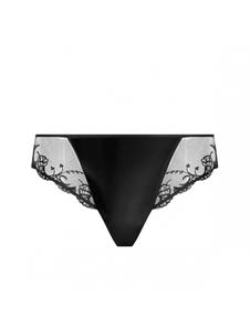 LISE CHARMEL - slip fantaisie noir SPLENDEUR SOIE