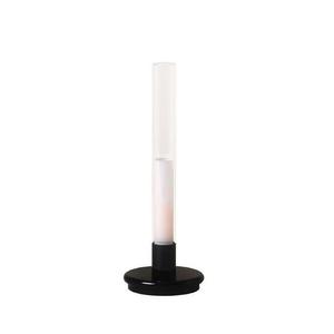 SYLVESTRINA-Lampe d'extérieur LED nomade métal et verre H35,5cm Noir