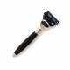 Rasoir en Ebène 5 lames FUSION Gillette GENTLEMAN BARBIER REBFU