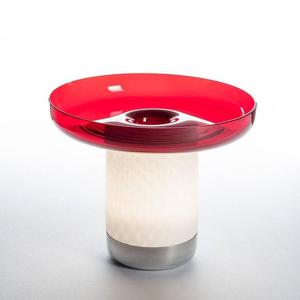 BONTÀ-Lampe sans fil avec coupelle H21cm Rouge