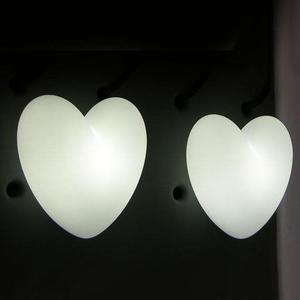 LOVE-Applique Coeur H40cm Blanc