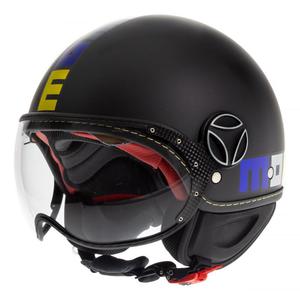 Casque jet Momo Design FGTR EVO أ dition limitأ e noir- XXS