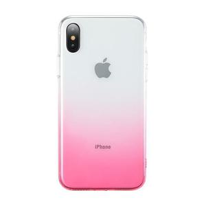 Coque iPhone transparente dégradé de couleurs au choix - Rose / iPhone 5/5S/SE