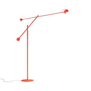 IXA FLOOR-Lampadaire orientable Acier H127cm Rouge