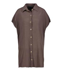 Maison Saint Julien - Femme - XS/S - Robe Courte Mykonos Chocolat - Marron