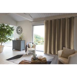 KEEPER - Rideau Thermique Occultant 280x260cm Coloris Lin