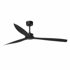 JUST FAN XL-Ventilateur de plafond 3 pâles Acier/PC Ø178cm Noir