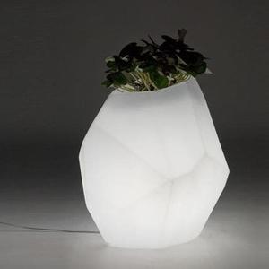 SECRET LIGHT-Vase lumineux H60cm Blanc