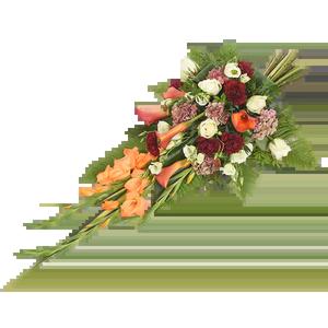 Gerbe Piquée Souvenir | Fleurs de Deuil | Cérémonie funéraire, Enterrement, Obsèques | Le Jardin des Fleurs