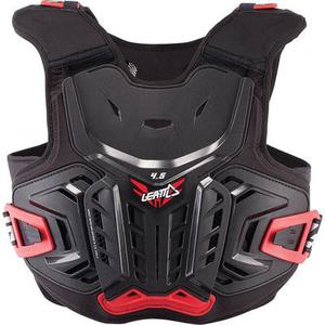 Leatt 4.5 Pro Protecteur de poitrine de motocross pour enfants, noir-rouge, taille L XL pour Des gamins