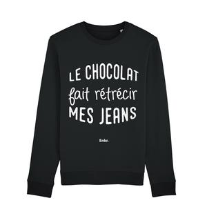 Sweat Femme - Le Chocolat - Noir - Taille XL