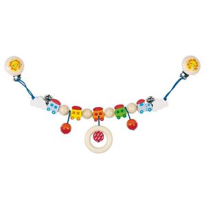 Chaine Poussette Locomotive avec clips Heimess - Jouets en bois