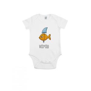 Body - Voyou - Blanc - Taille 6/12 mois