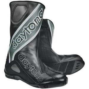 Daytona Evo-Sports GTX Gore-Tex Bottes de moto imperméables, noir-gris, taille 38