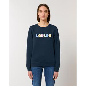 Sweat Femme - Loulou Colore - Navy - Taille L
