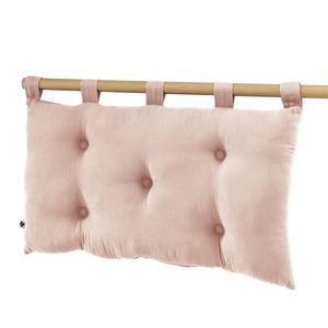 OUREA - Coussin de Tête de Lit avec Passants 50x80cm Gaze de Coton Guimauve