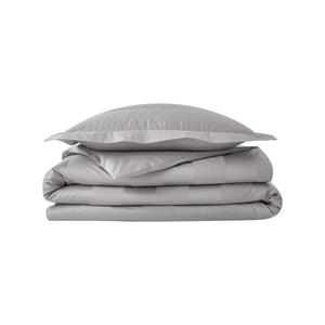 HOUSSE DE COUETTE RAYÉE EN SATIN DE COTON
