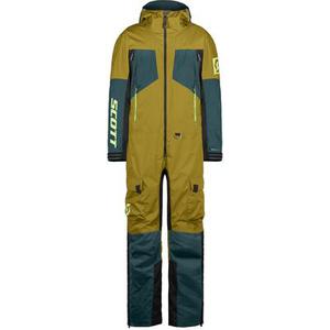 Scott Back-X Dryo 2024 Combinaison de motoneige une pièce, vert-bleu-brun, taille L