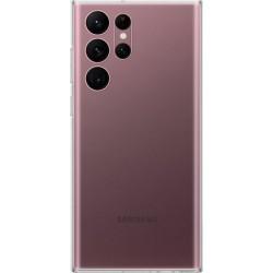 Samsung - Coque Souple Slim - Couleur : Transparent - Modèle : Galaxy S22 Ultra